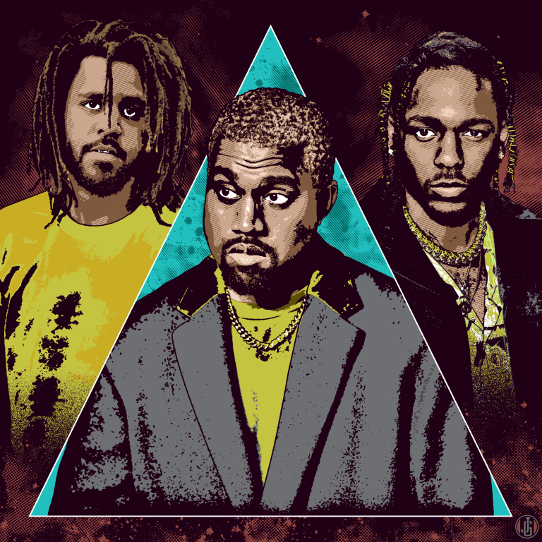 Raps best of the decade Kanye West, Kendrick Lamar & J. Cole